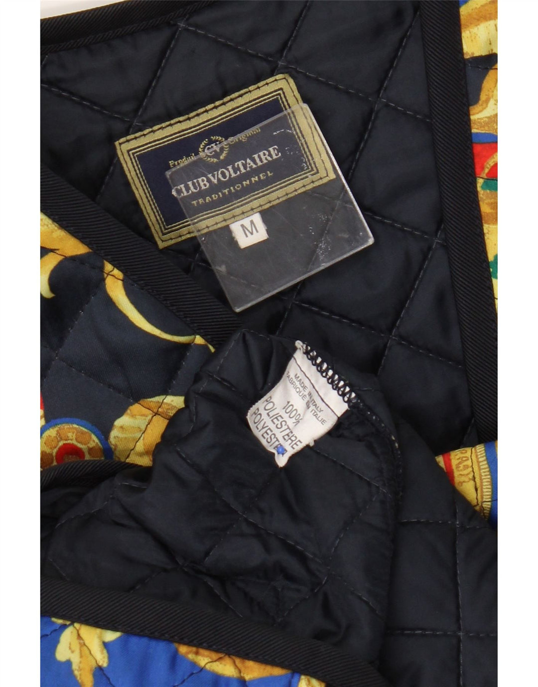 Club Voltaire Dame Quiltet Gilet UK 14 Medium Flerfarvet