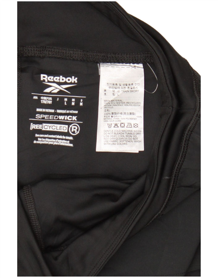Reebok Womens Skort UK 14 Medium Black Polyester