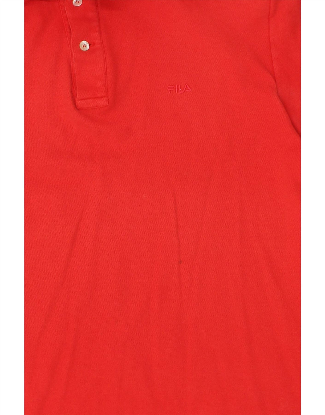 FILA Mens Polo Shirt Small Red Cotton Vintage Fila and Second-Hand Fila from Messina Hembry 