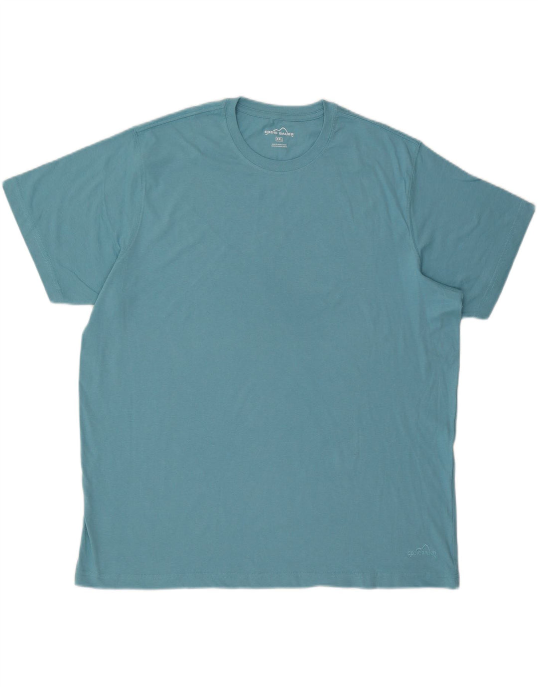 EDDIE BAUER Herre T-Shirt Top 2XL Blå Bomuld