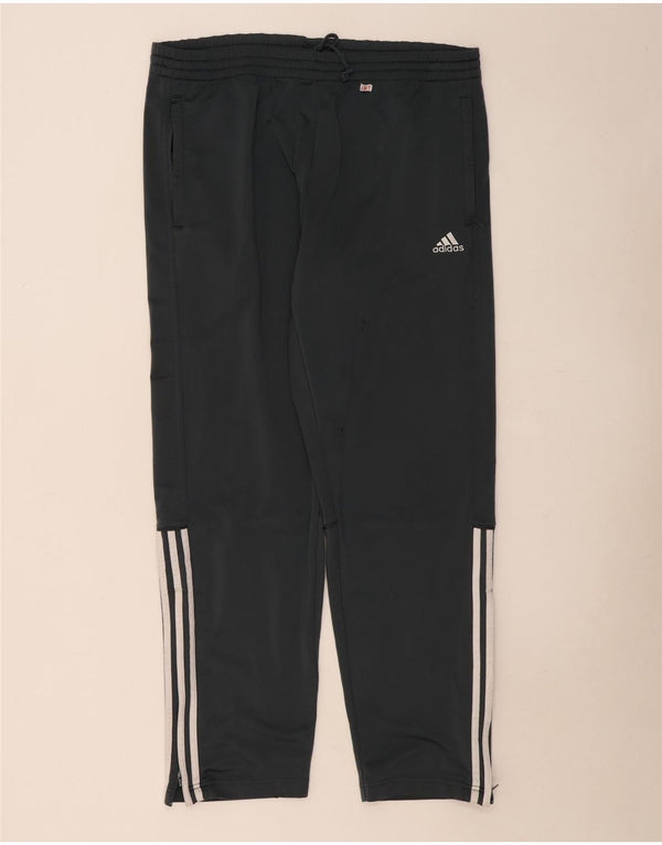 Adidas Træningsdragtsbukser til mænd UK 42/44 Large Grå Polyester