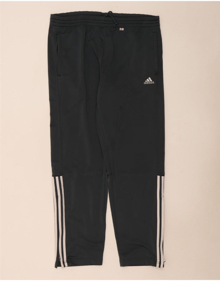Adidas Træningsdragtsbukser til mænd UK 42/44 Large Grå Polyester
