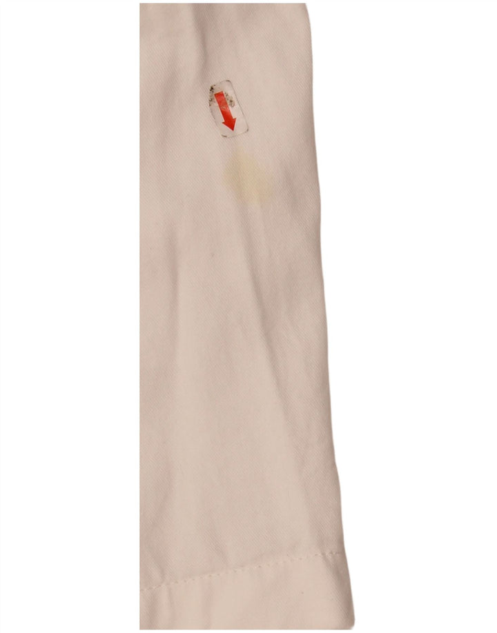 J. CREW Womens Chino Shorts US 6 Medium W32 Off White Cotton