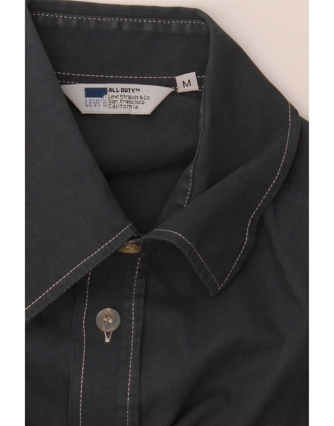 Levi's kortærmet herreskjorte mellemgrå