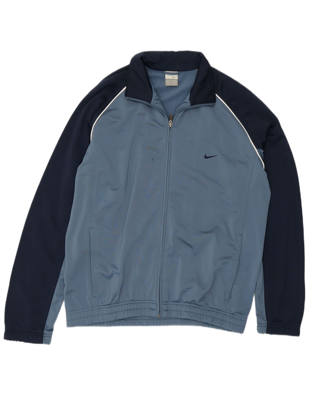 Nike Træningsdragt til mænd, topjakke UK 41/43 Stor marineblå farveblok