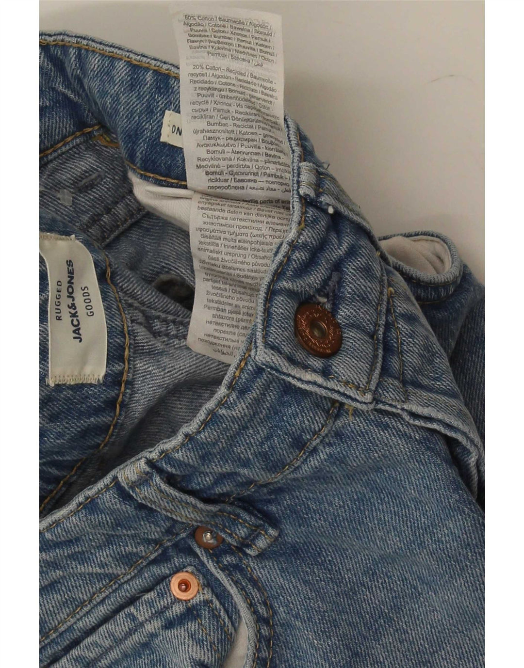 Jack & Jones Herre Slim Jeans W27 L32 Blå Bomuld