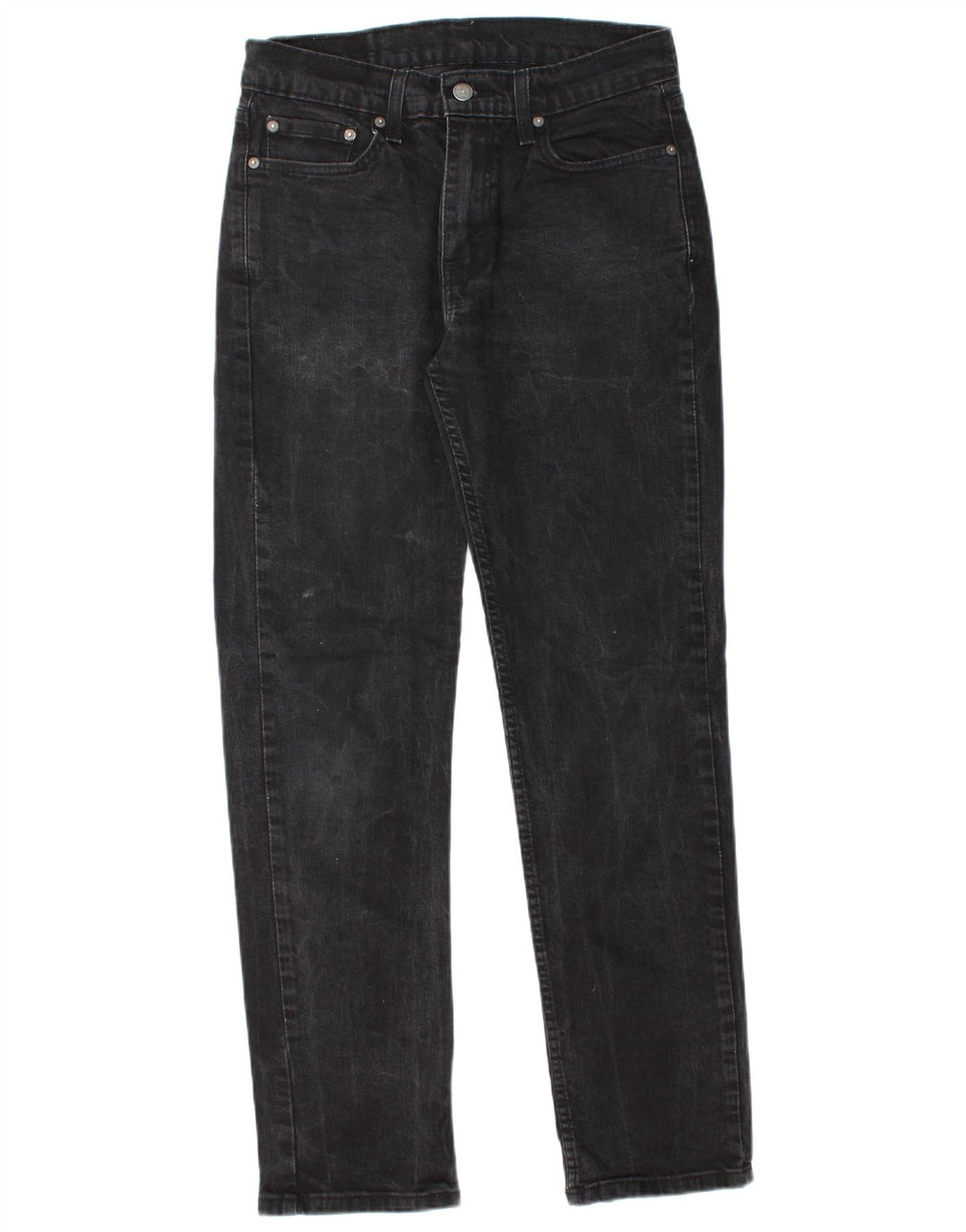 Levi's Herre 514 Straight Jeans W30 L30 Sort Bomuld