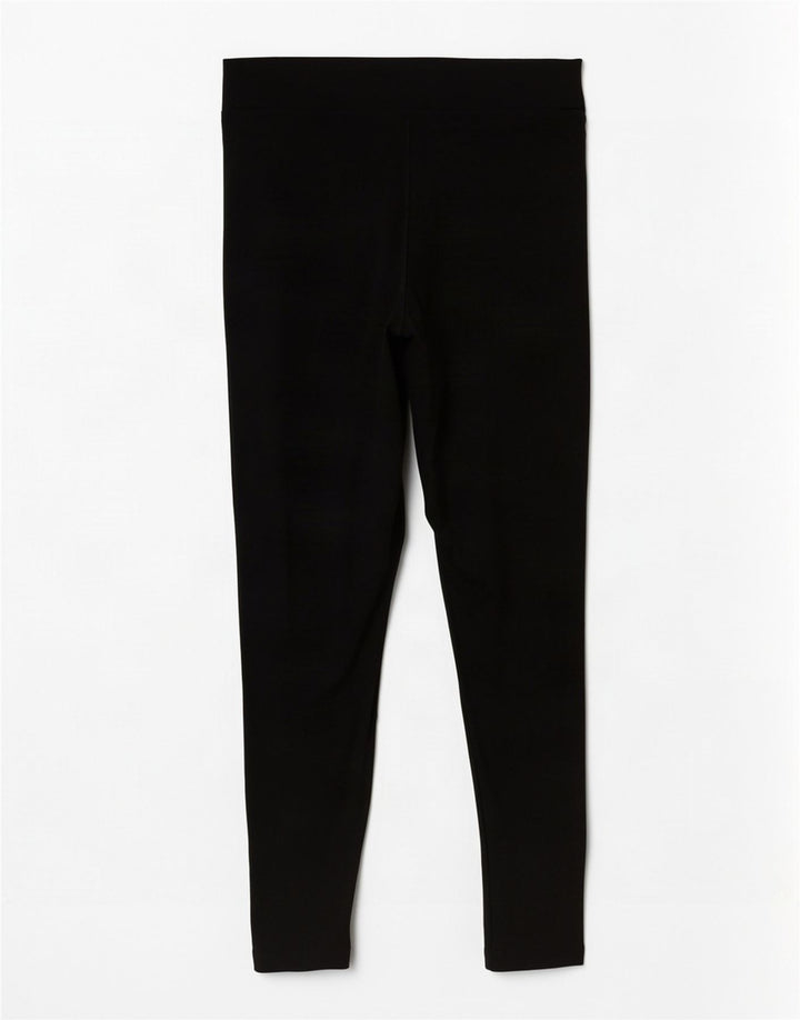 Puma Dame Leggings UK 12 Medium Sort Bomuld