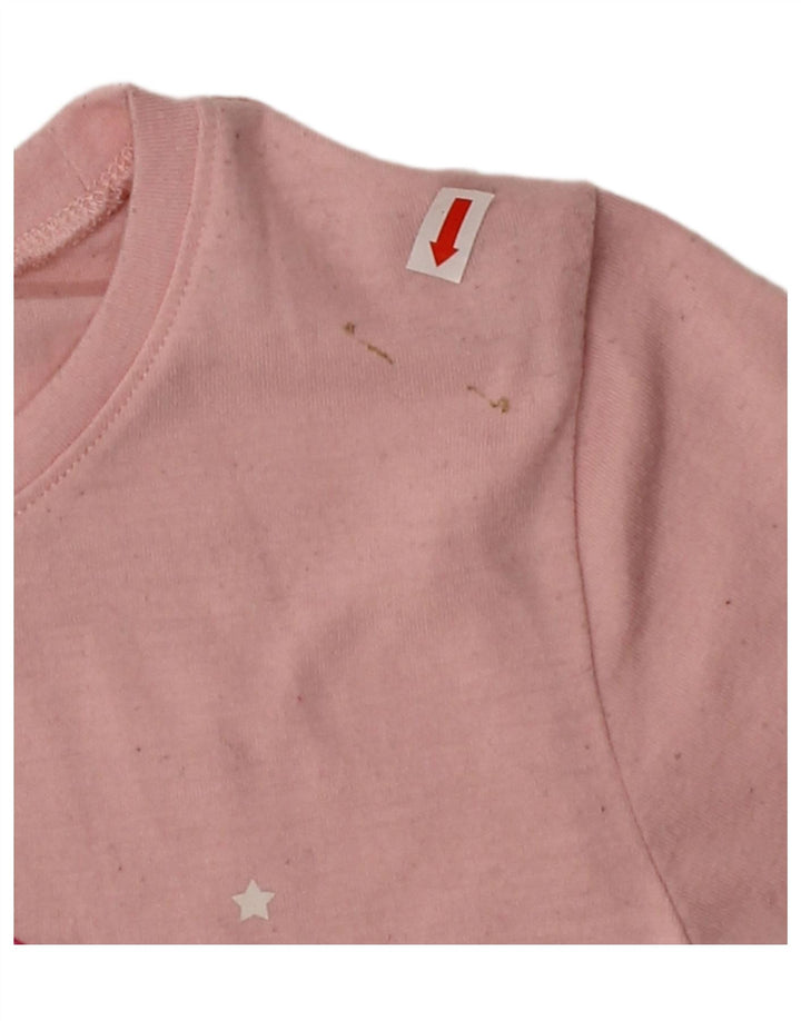 EDDIE BAUER Girls Graphic T-Shirt Top 10-11 Years Medium Pink Polyester Vintage Eddie Bauer and Second-Hand Eddie Bauer from Messina Hembry 