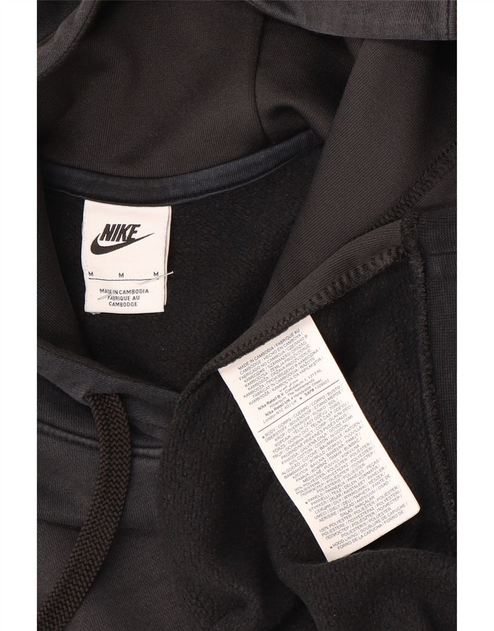 Nike grafisk hættetrøje til mænd Medium Sort Colourblock Polyester