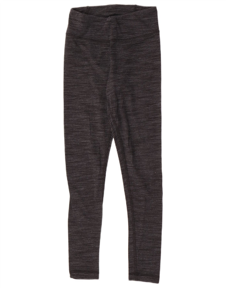 Reebok Womens Leggings UK 4/6 XS Grå Flecked