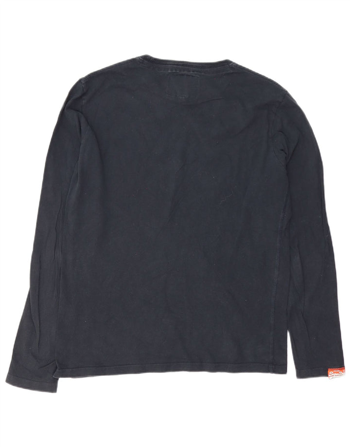 Superdry Grafisk Top Langærmet Herre Stor Sort Bomuld