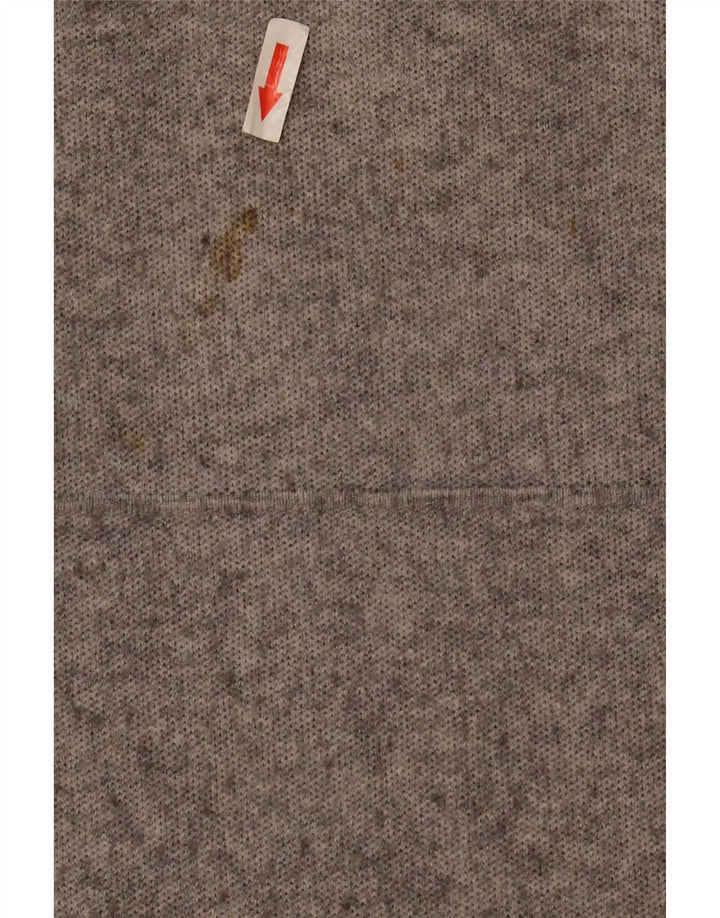 Zara Dame Oversized Overfrakke UK 10 Small Grå Flecked