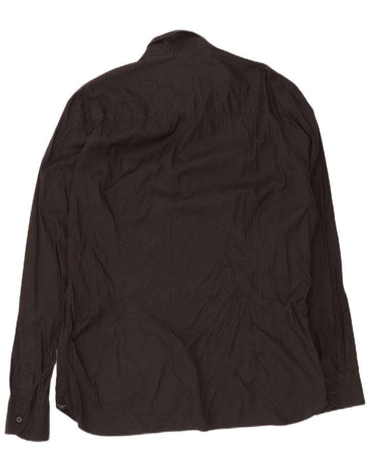 Ted Baker herreskjorte str. 5 XL Sort bomuld