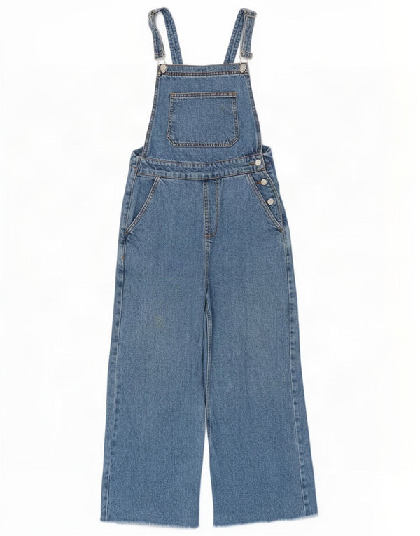 Topshop Damebukser Straight Jeans UK 10 Small W28 L24 Blue Cotton