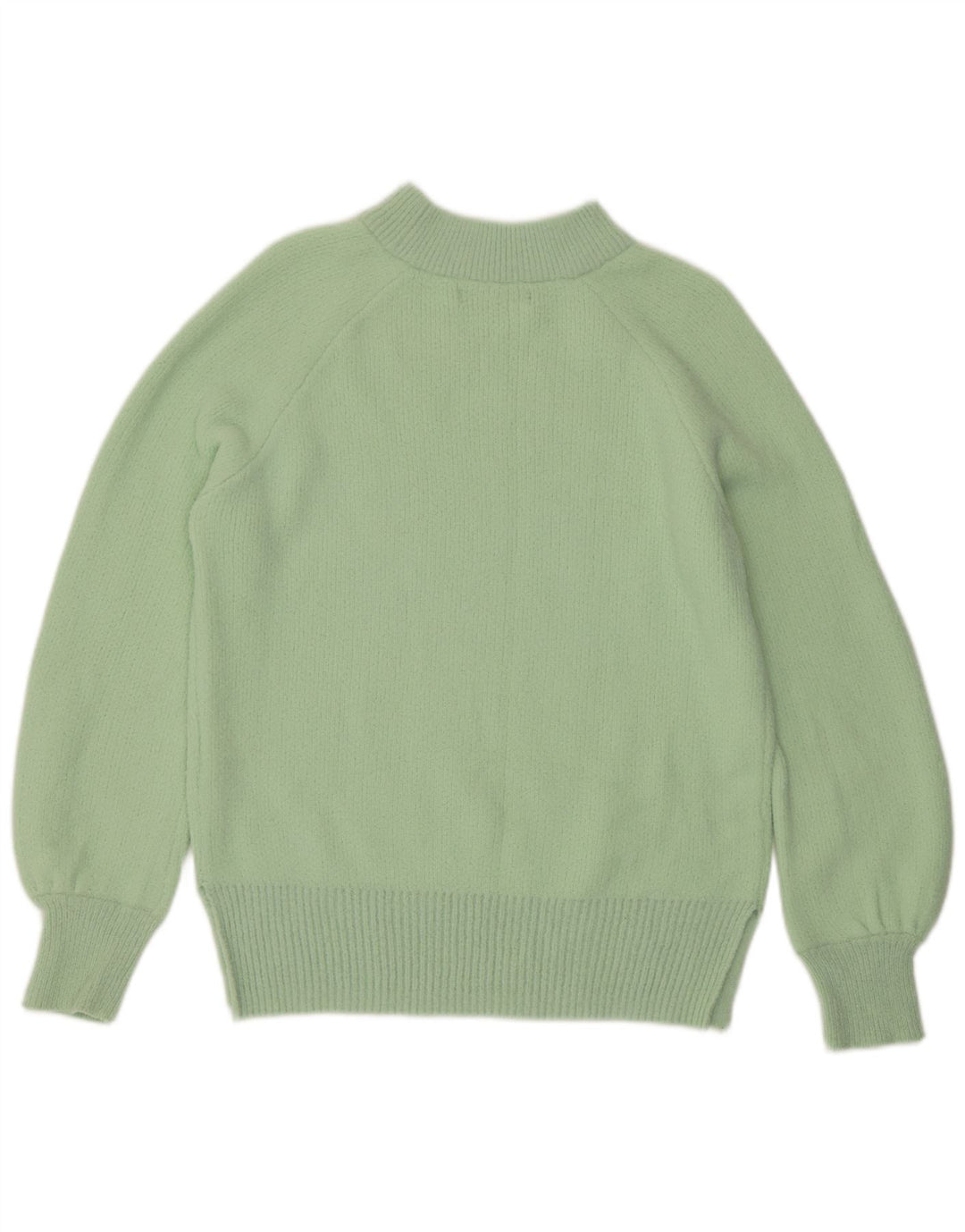 Marks & Spencer Dame Turtle Neck Jumper Sweater UK 10 Small Green