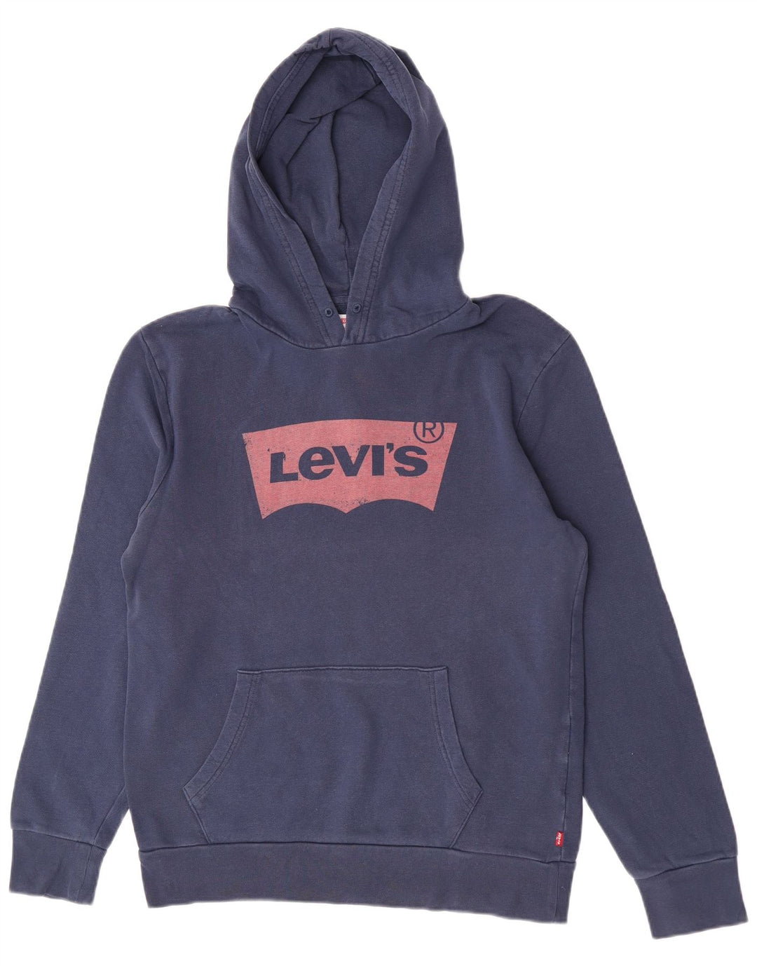 Levi's Grafisk hættetrøje til mænd mellem marineblå bomuld