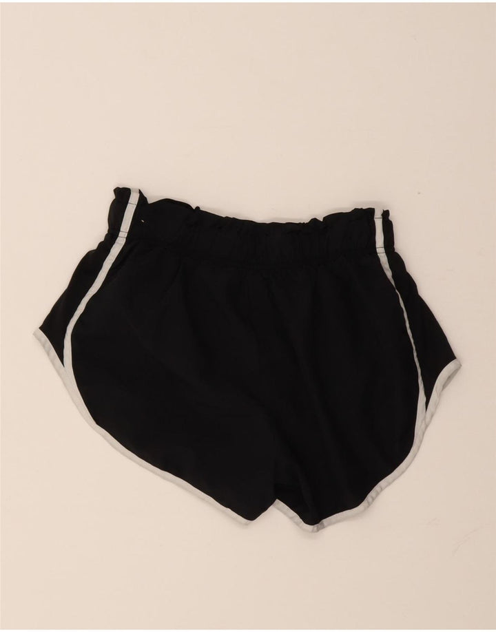 Nike Dame Dri Fit sportsshorts UK 14 Medium Sort Polyester