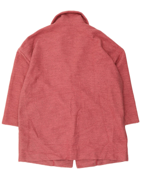 Marks & Spencer Dame Oversized åben overfrakke UK 20 2XL Pink Polyester