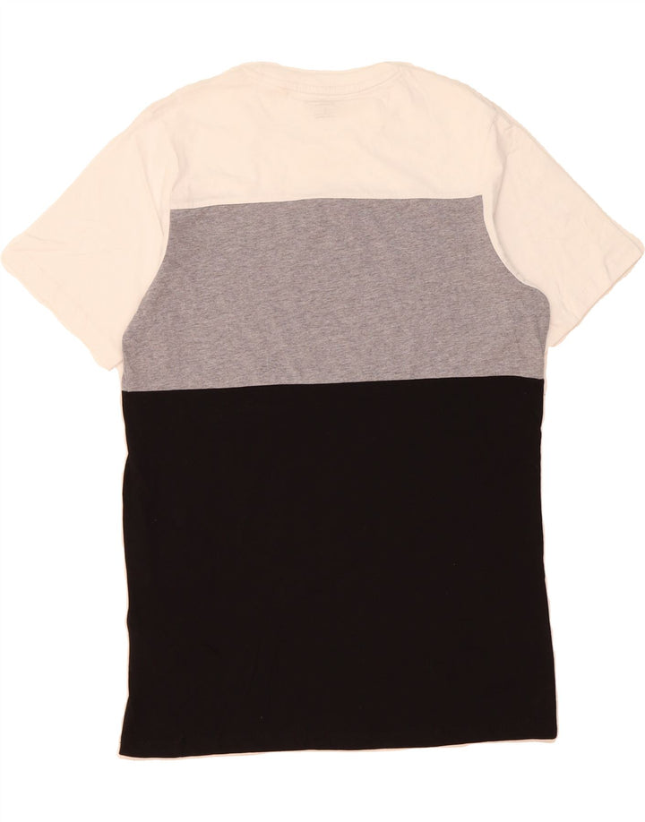 JACK & JONES Mens Graphic T-Shirt Top Small Multicoloured Colourblock Vintage Jack & Jones and Second-Hand Jack & Jones from Messina Hembry 