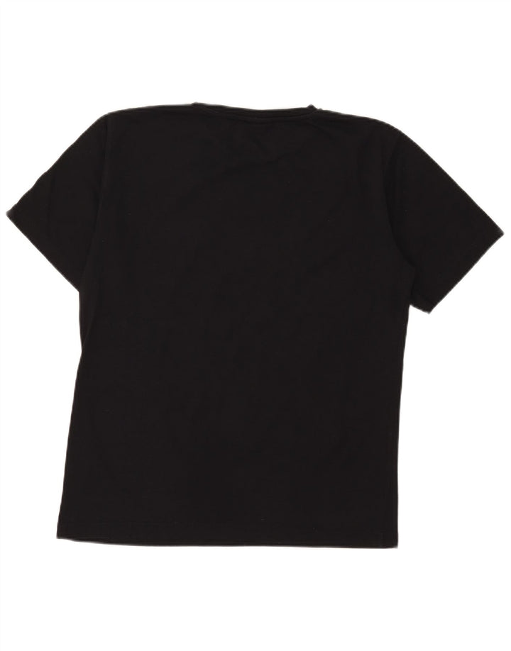 Puma Grafisk T-Shirt Top UK 12 Medium Sort Polyester