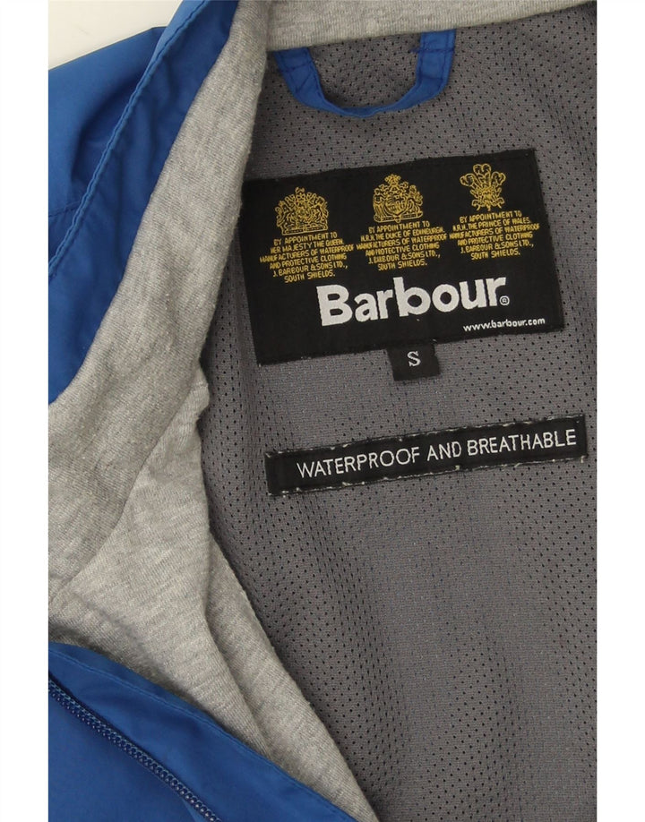 Barbour Herre Windbreaker Jacket UK 36 Small Blue