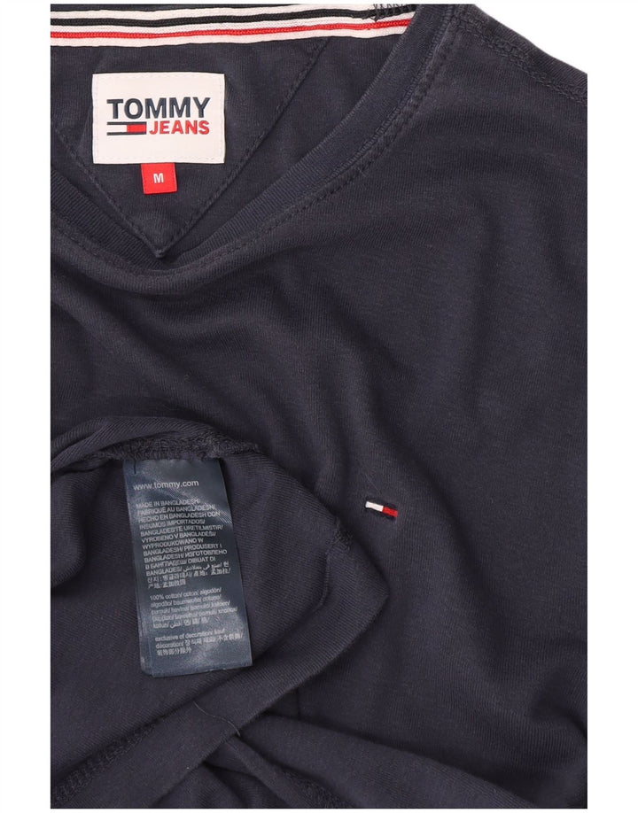 TOMMY HILFIGER Herre top Langærmet medium marineblå bomuld