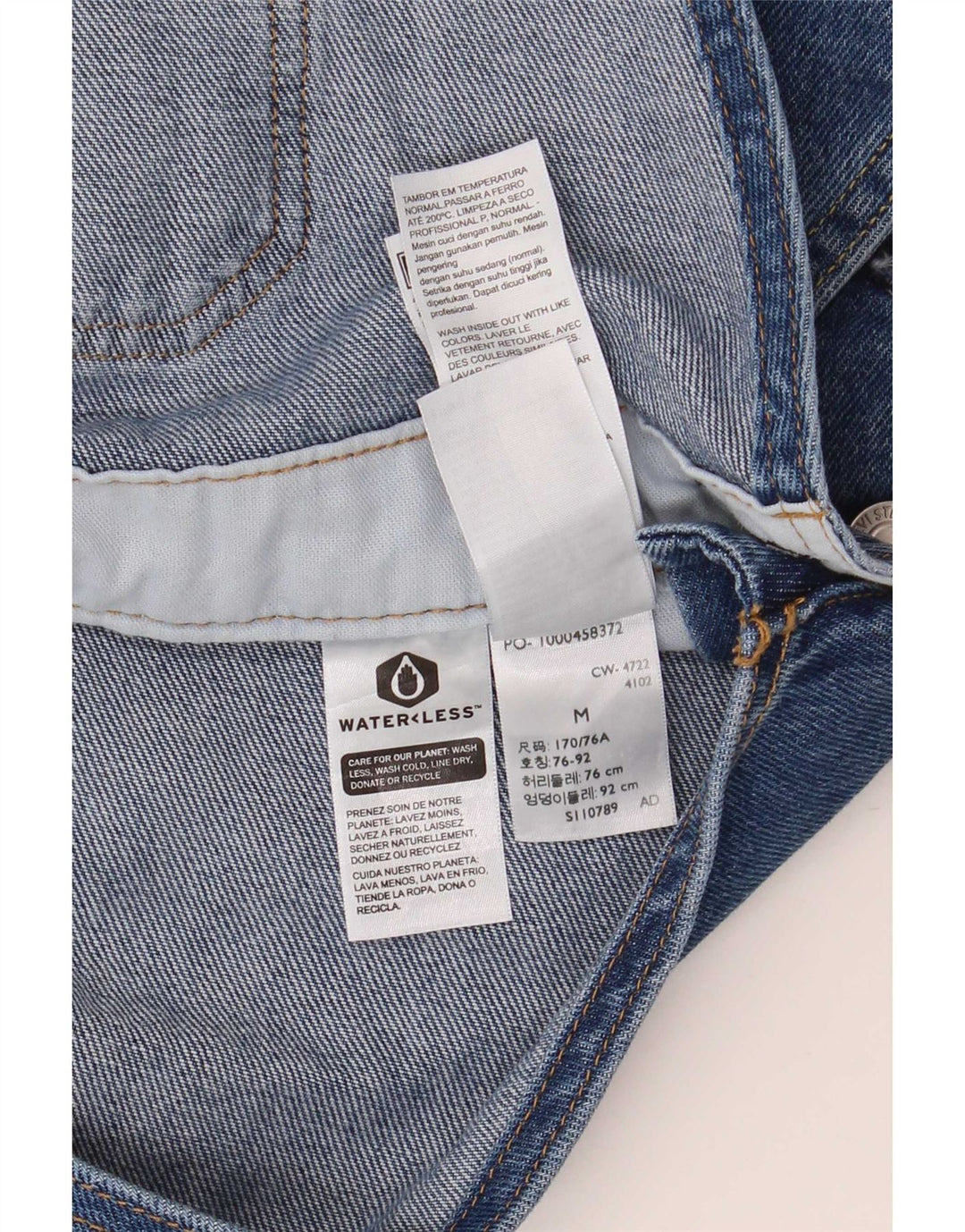 Levi's Herre Cargo Dungarees Jeans Medium W36 L30 Blå Bomuld