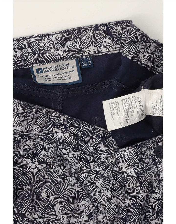 Mountain Warehouse Dame Chino Shorts UK 12 Medium W34 Navy Blue