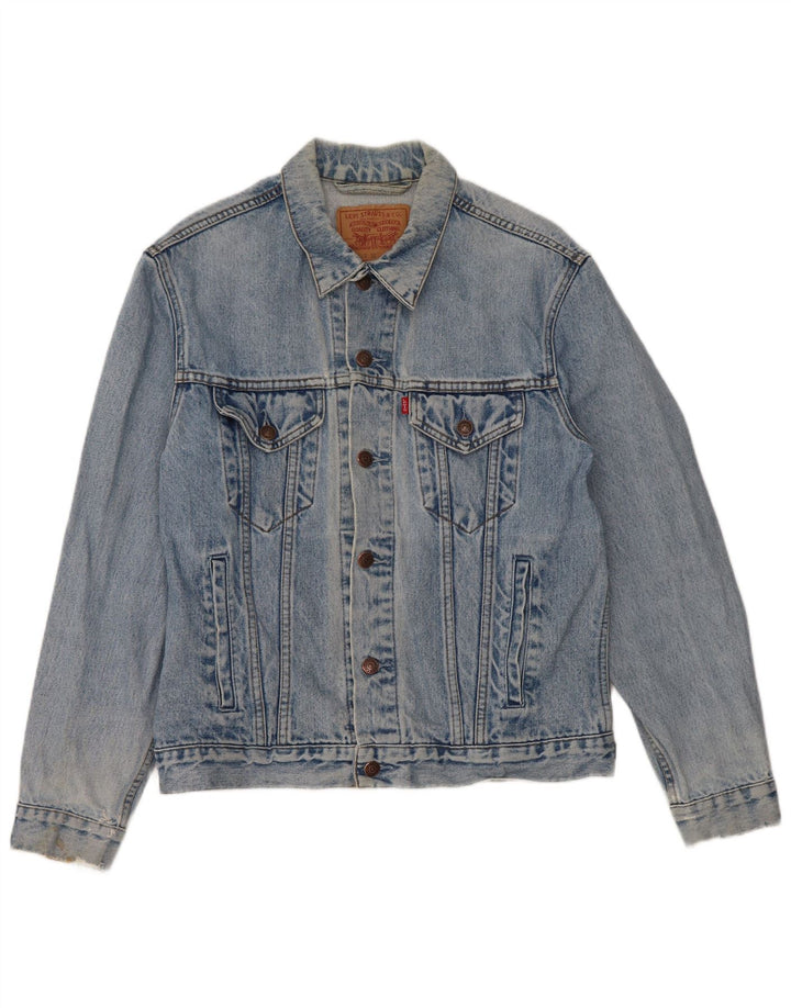 Levi's Herre denimjakke UK 38 Medium Blue Cotton
