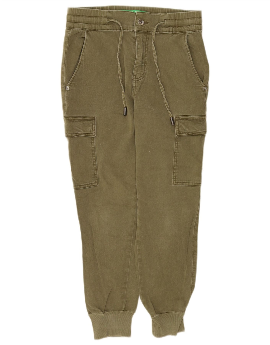 Benetton Dame jogger Cargo Bukser W30 L25 Khaki