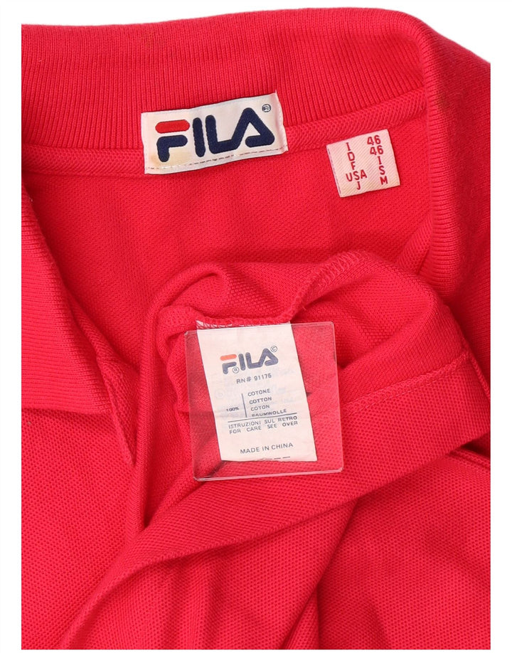 Fila Polo Shirt til mænd IT 46 Lille Pink Bomuld