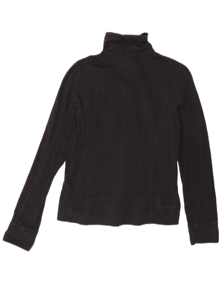 Champion Dame Easy Fit Træningsdragt Top Jacket UK 10 Small Black