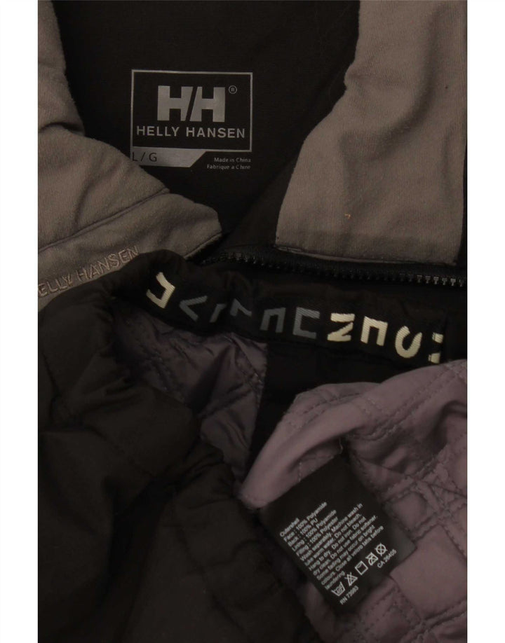 Helly Hansen Herre Windbreaker Jacket UK 40 Large Black Polyamide