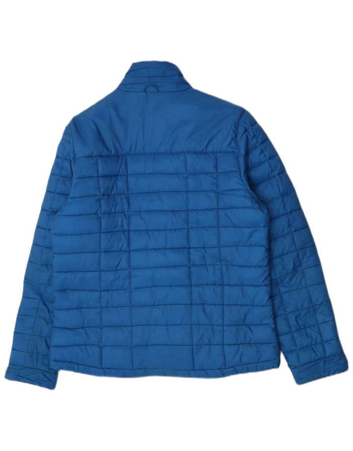 Jack Wolfskin Herre polstret jakke UK 36/38 Small Blue Polyester