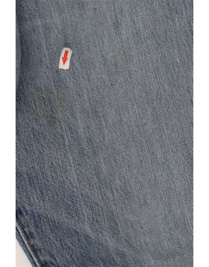 Levi's Herre 501 lige jeans W36 L32 blå bomuld