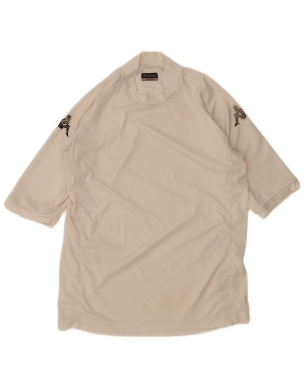 Kappa Herre Grafisk T-Shirt Top XL Hvid