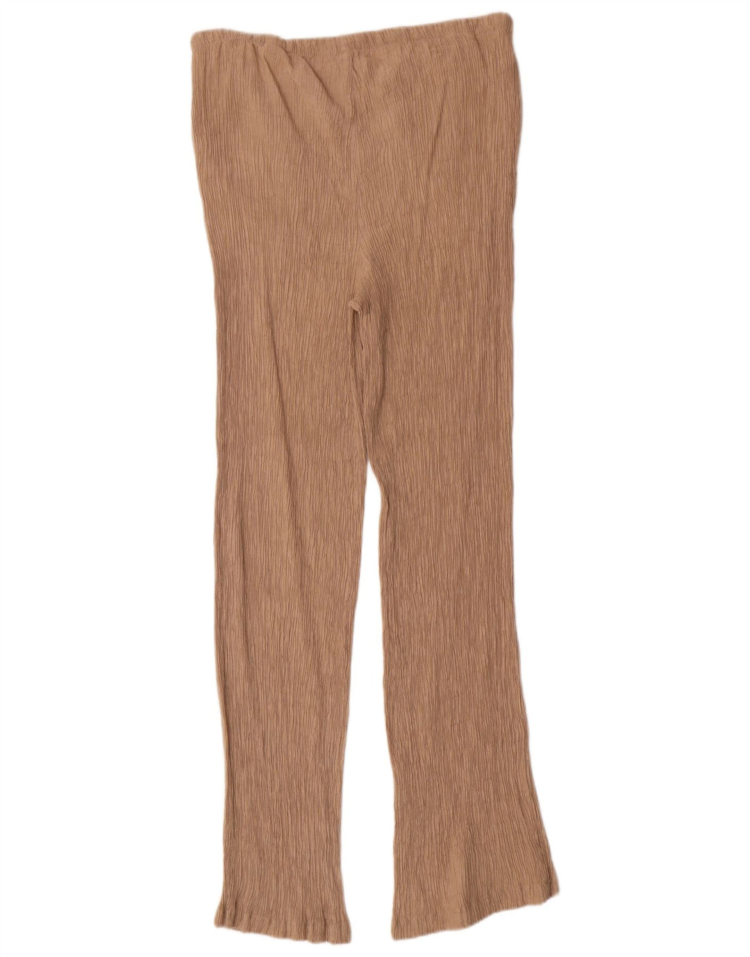 ZARA Træningsdragtsbukser til kvinder UK 16 Large Beige Viscose