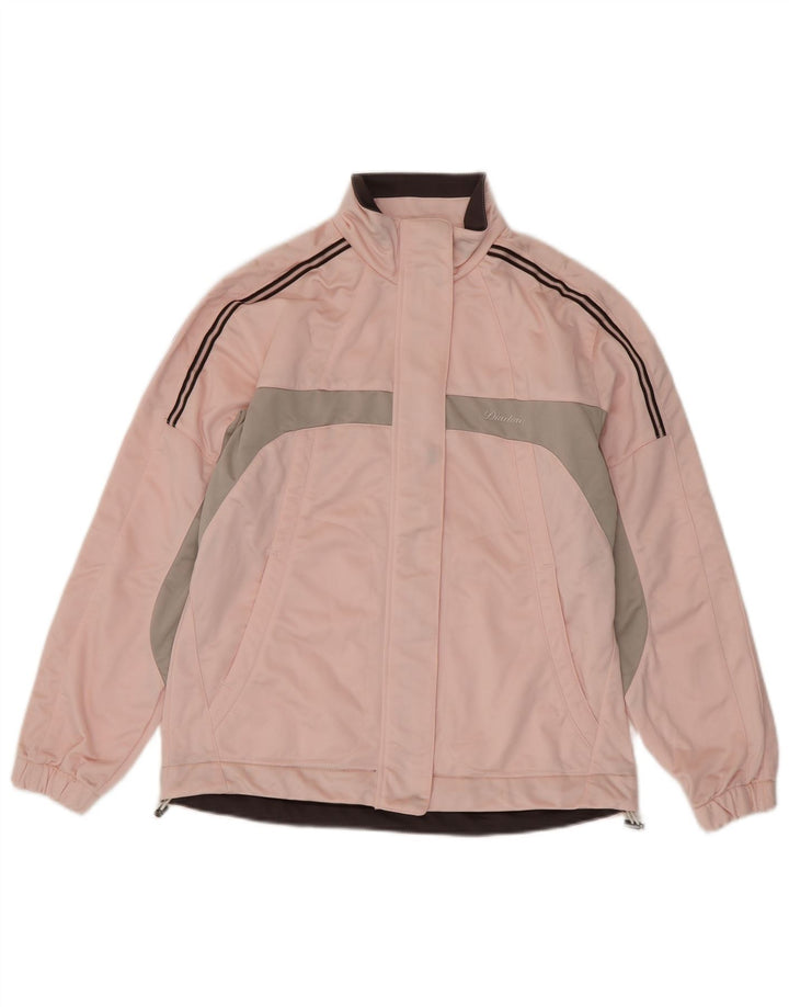 Diadora træningsdragt topjakke til kvinder IT 42 Medium Pink Colourblock Polyester
