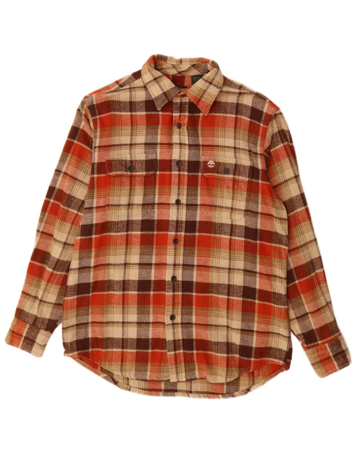 Timberland Herre Flanelskjorte Medium Beige Ternet bomuld