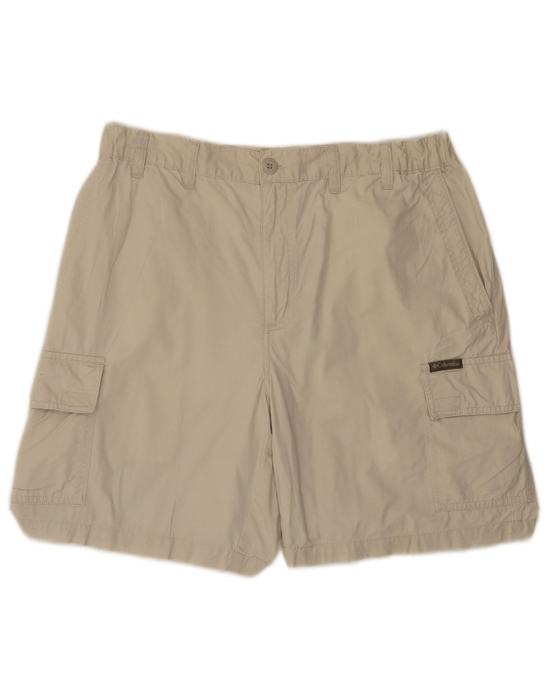 COLUMBIA Herre Cargo Shorts W32 Medium Beige Bomuld