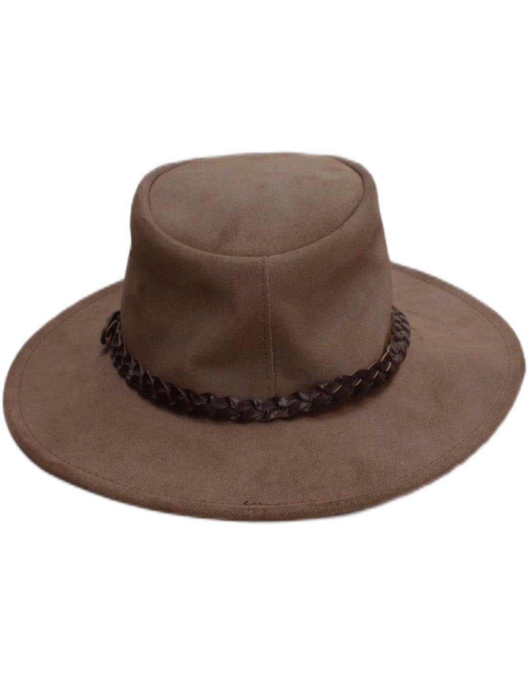 Jacaru Australia Cowboyhat i ruskind til mænd Medium/Large Brown Western