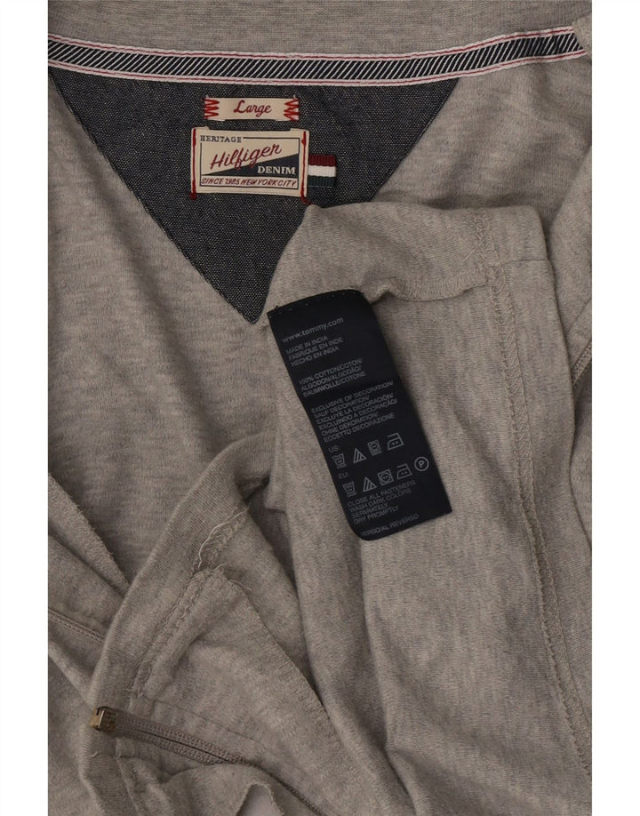 Tommy Hilfiger Herre træningsdragt Topjakke Stor Grå Bomuld