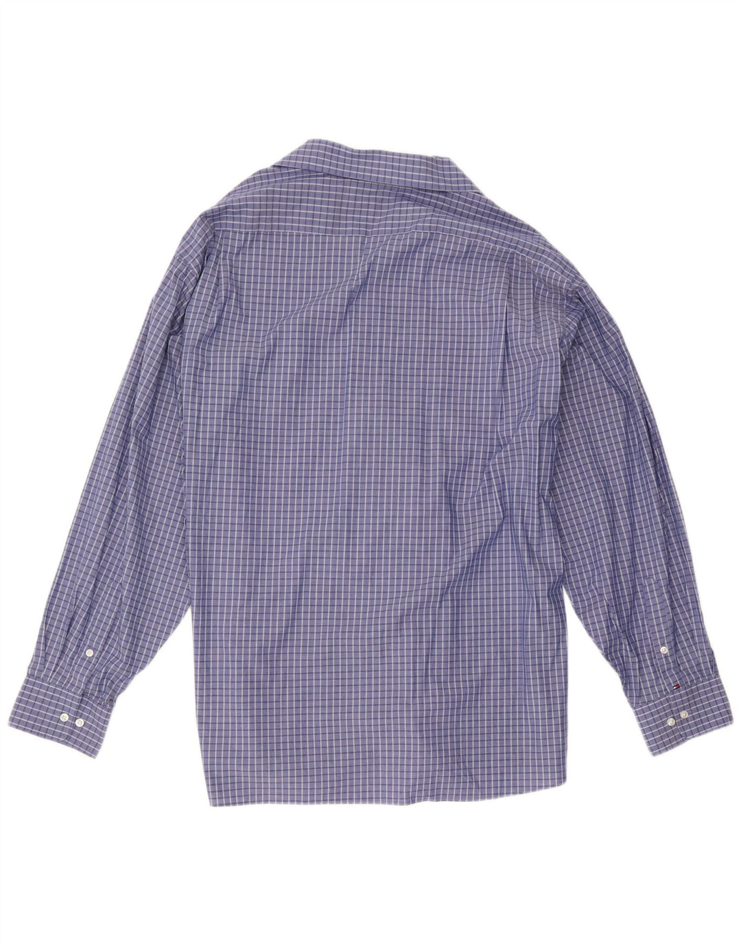Tommy Hilfiger Herre Regular Fit skjorte 2XL blå ternet bomuld
