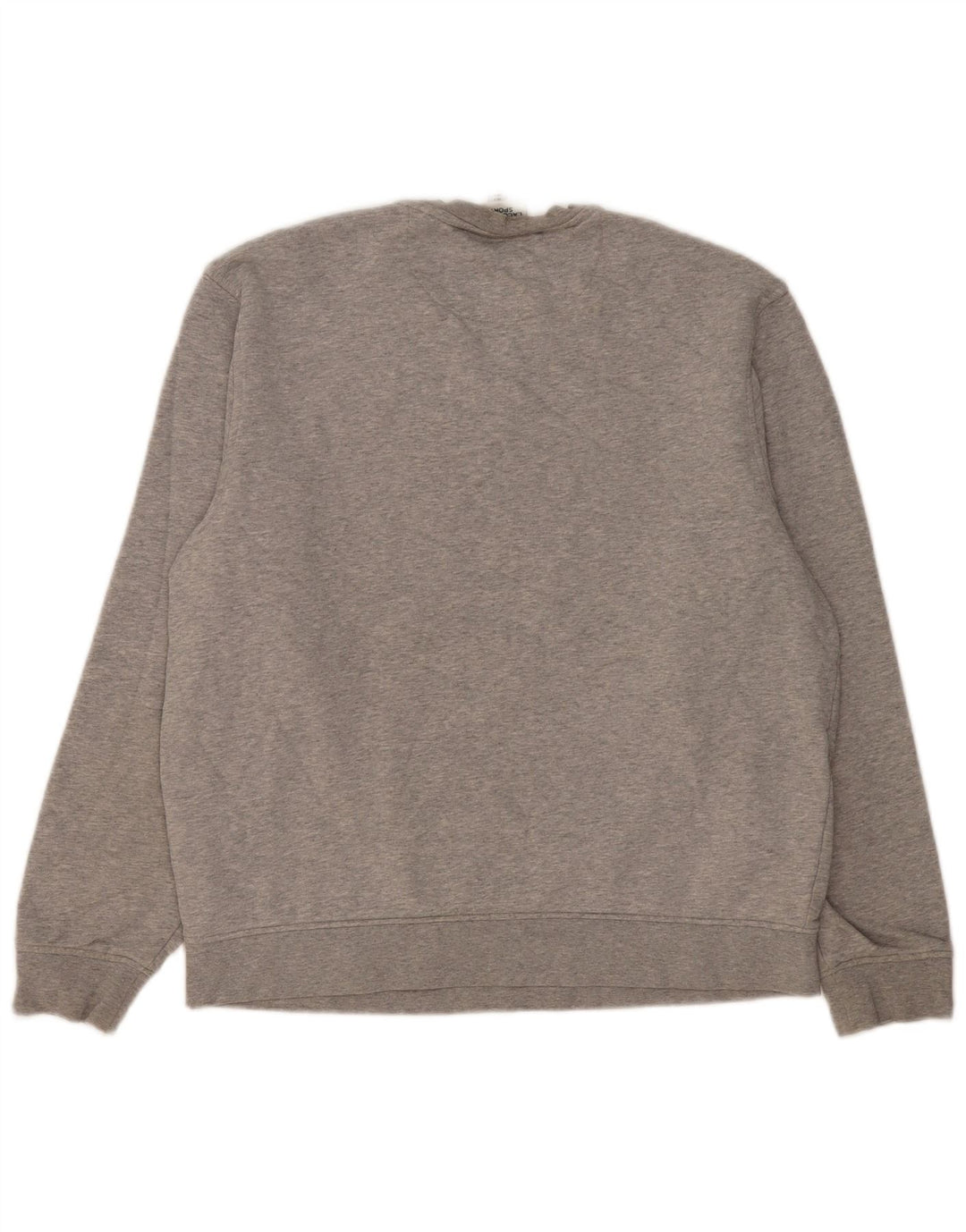 Lacoste Herre Sweatshirt Jumper Størrelse 5 Large Grå Bomuld
