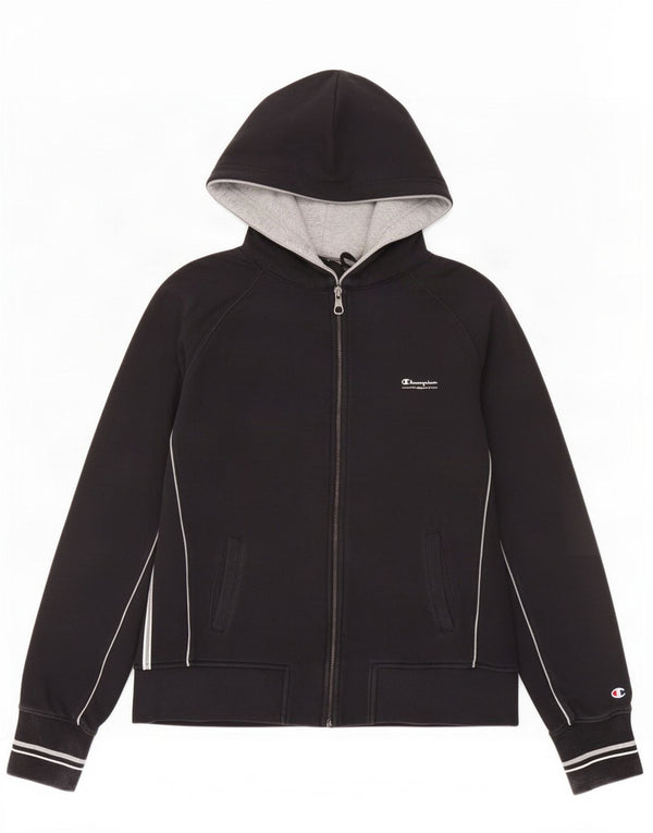 Champion Womens Heritage Classics Hættetrøje med lynlås UK 18 XL Sort bomuld