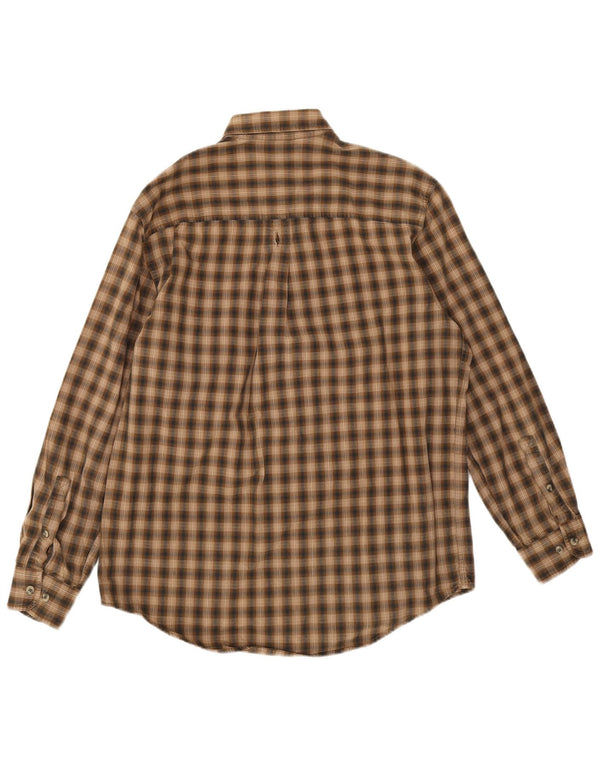 Timberland Herre flannelskjorte lille brun ternet bomuld