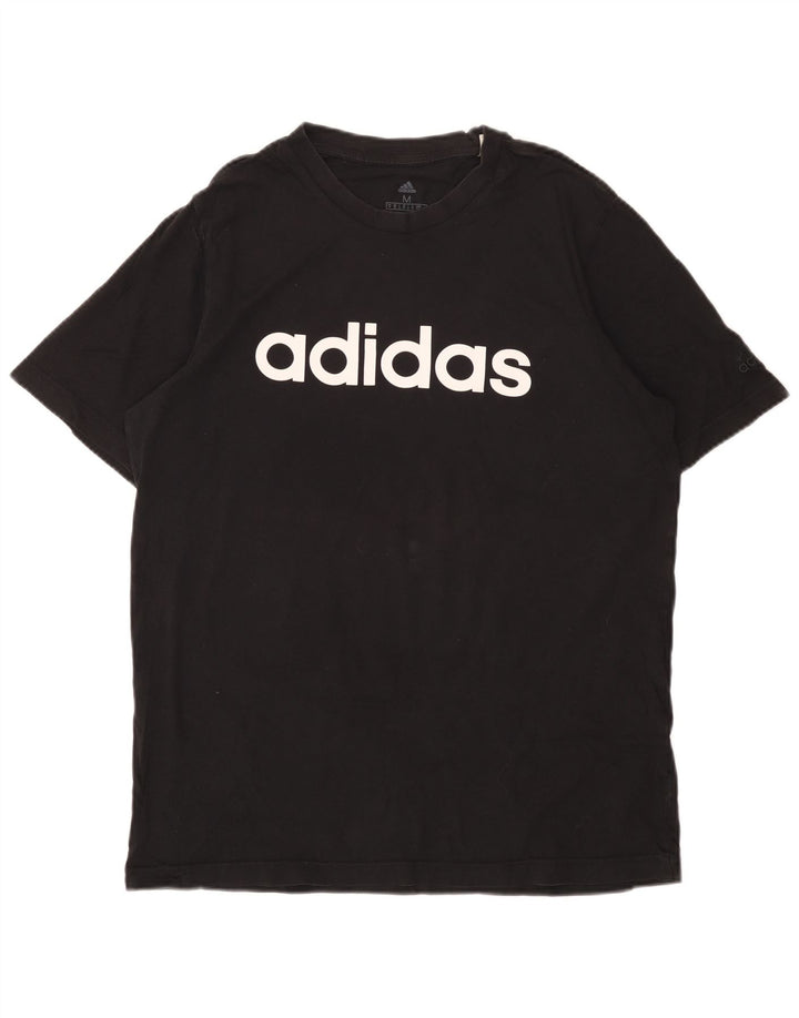 Adidas Herre Regular Graphic T-Shirt Top Medium Sort