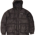 Columbia Herre Omni-Shield hættepolstret jakke UK 38 Medium Sort Nylon
