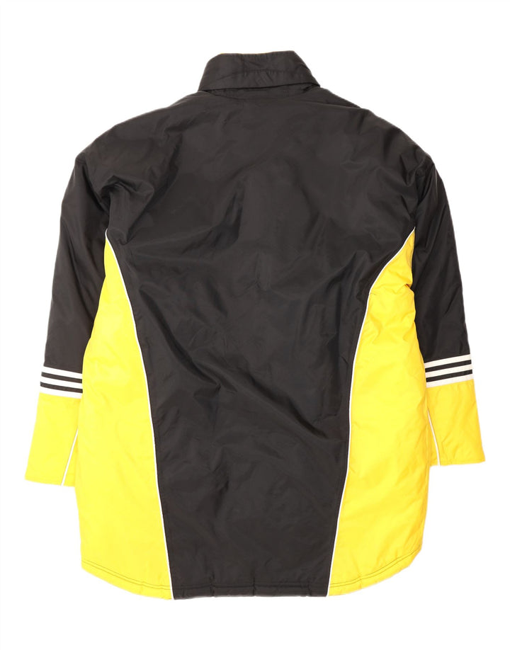 ADIDAS Grafisk Windbreaker Jacket til mænd UK 44/46 Large Black Colourblock